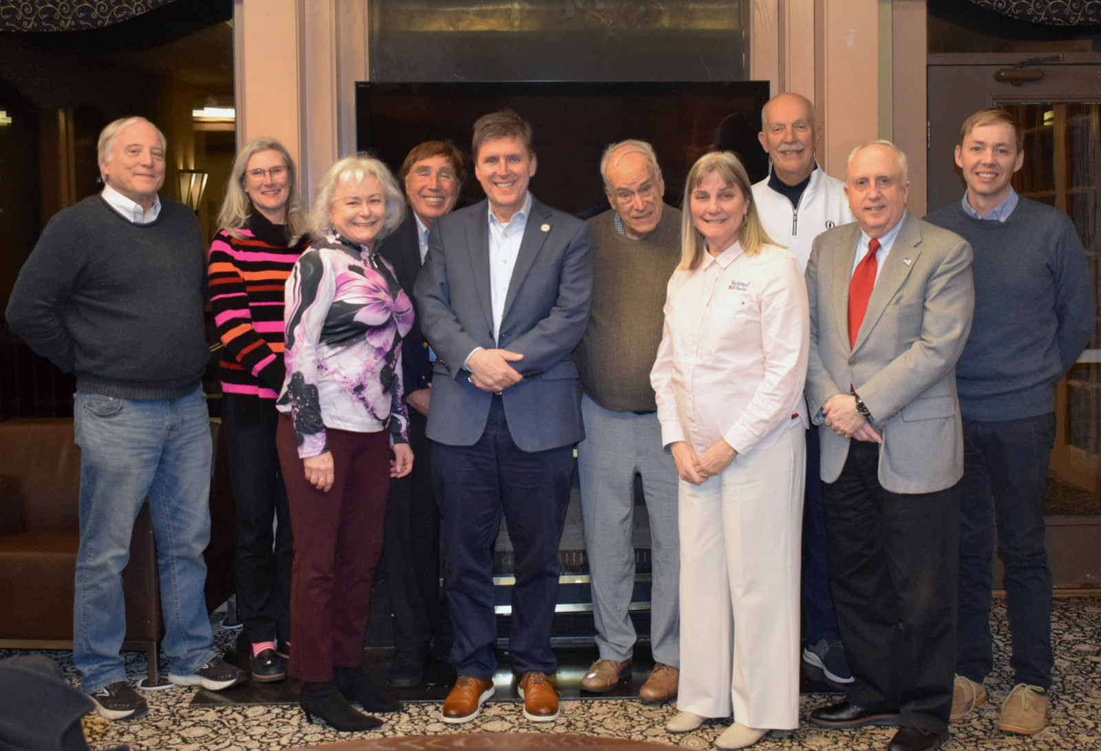 photo of RCA board members with Supervisor Walter Alcorn