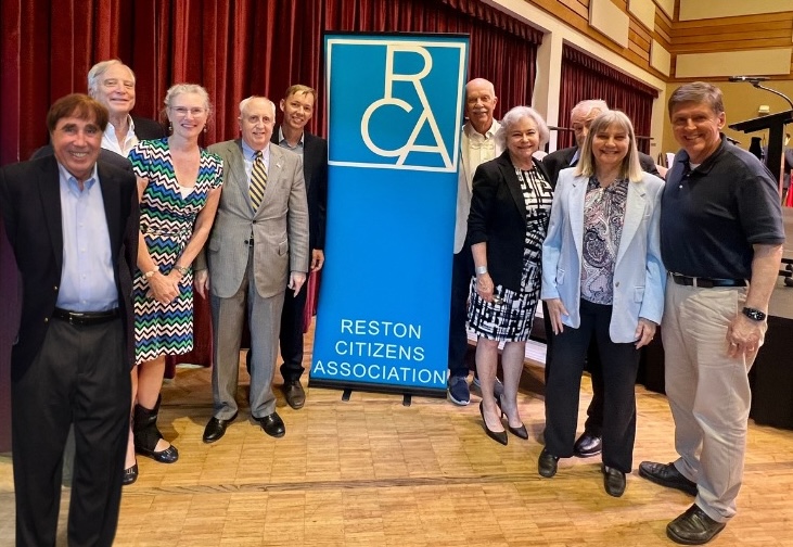 photo of RCA board members with Supervisor Walter Alcorn